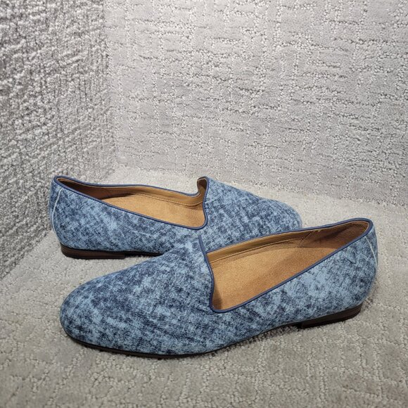 Vionic Willa II Womens Size 8.5 Wide Blue Orthotic Denim Loafers Flats Shoes - Picture 8 of 11